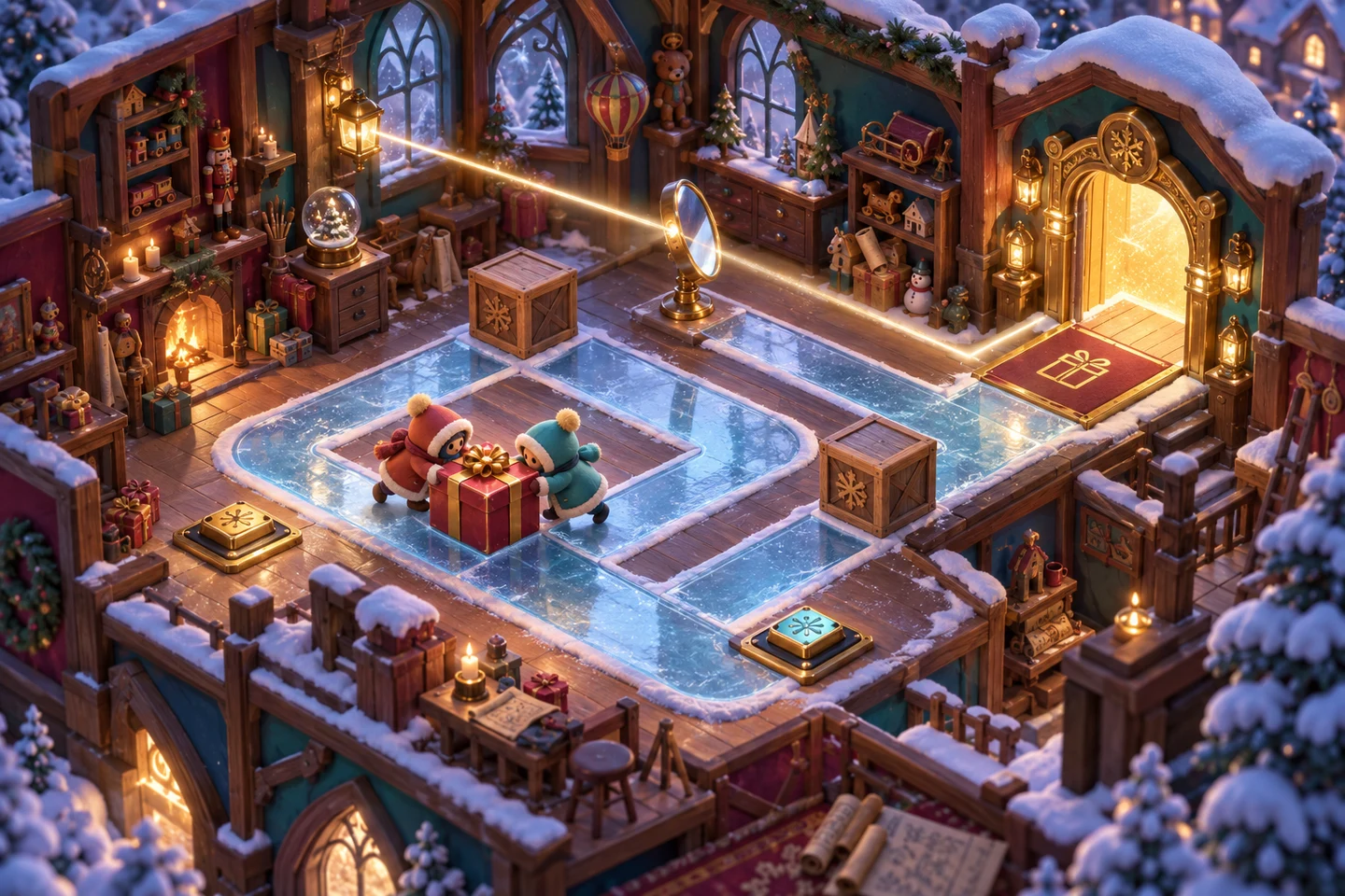 Snowbound Workshop illustrated world