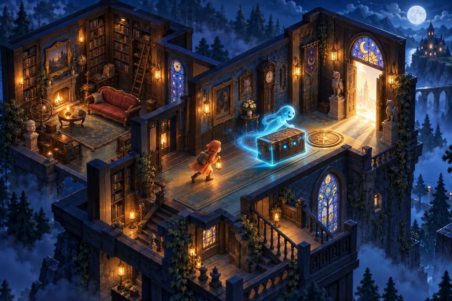 Lantern House illustrated world